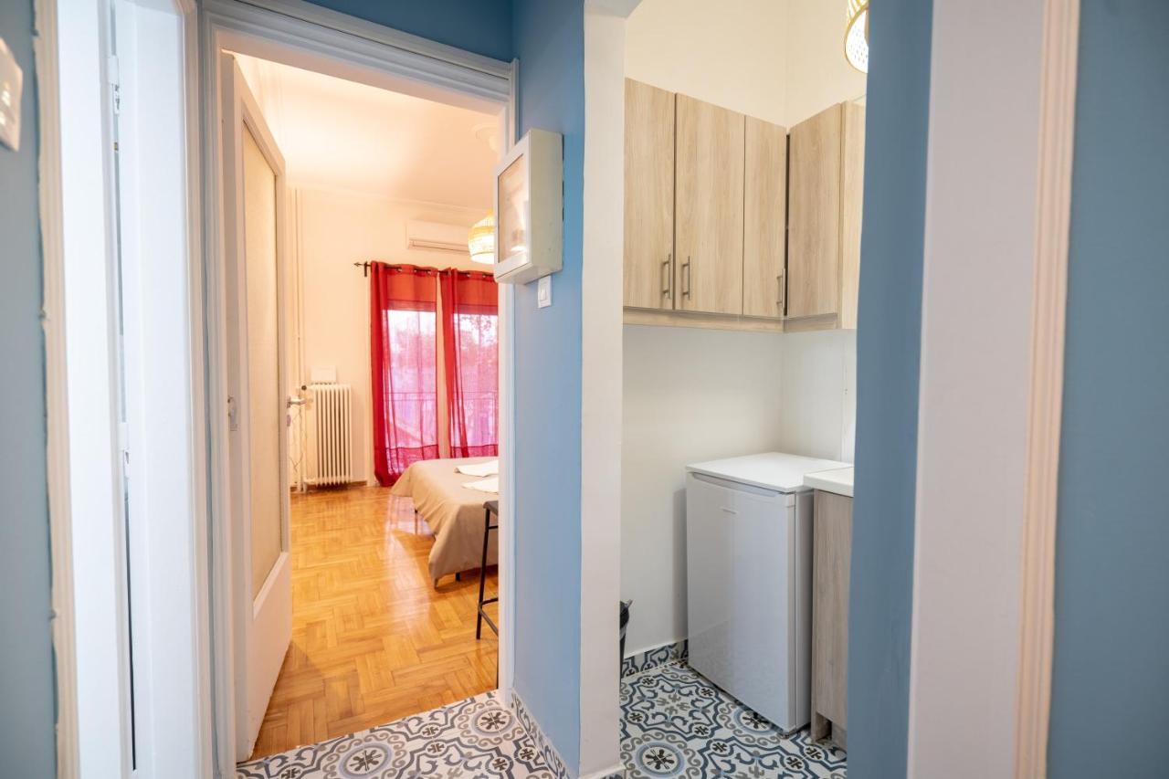 אתונה Panormou Metro Station 1 Bedroom 2 Persons Flat מראה חיצוני תמונה